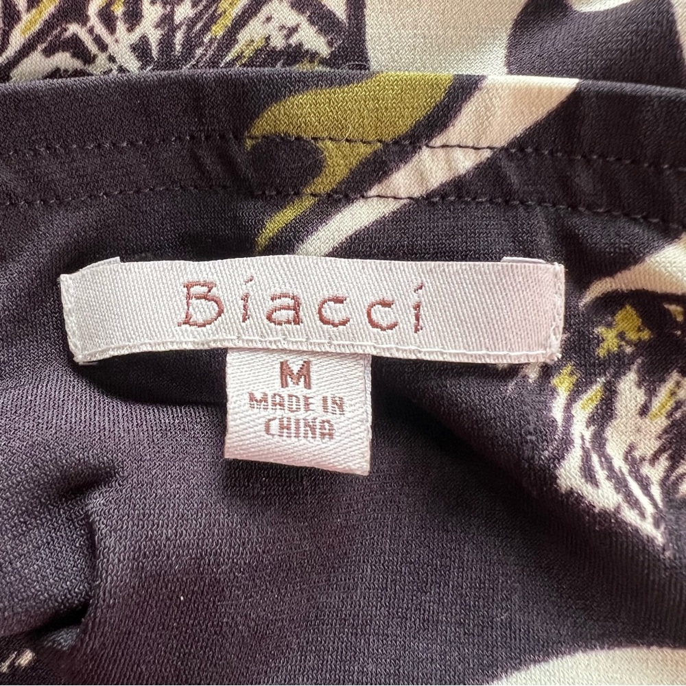 Biacci Brown Floral A-Line Mini Skirt Y2K Boho Retro Print Skater‎ Skirt Size M - Picture 8 of 8